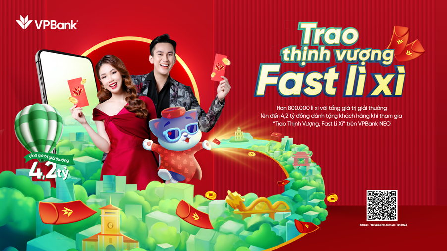 VPBank tri ân khách hàng “Cơn mưa lì xì” lên đến 4,2 tỷ đồng