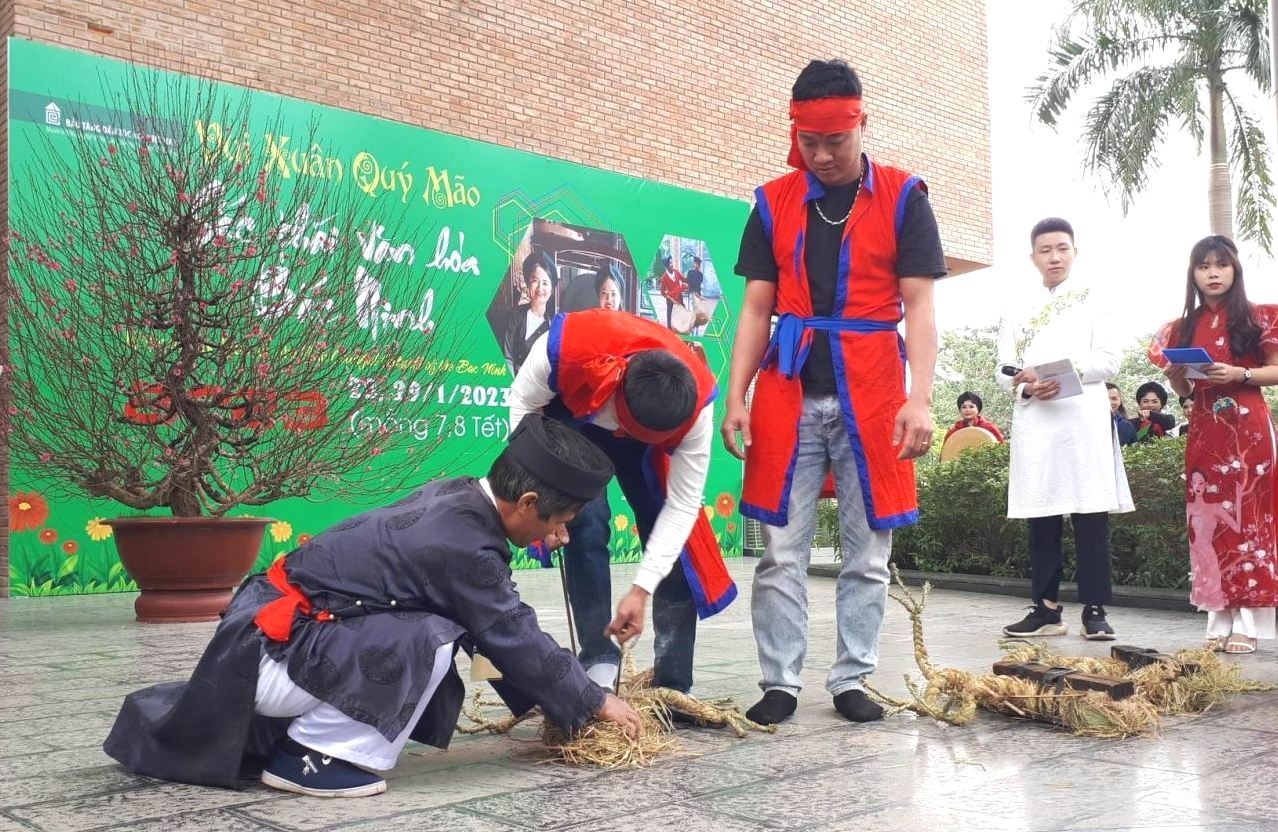 Trải nghiệm “Sắc thái văn hóa Bắc Ninh” tại Bảo tàng Dân tộc học Việt Nam