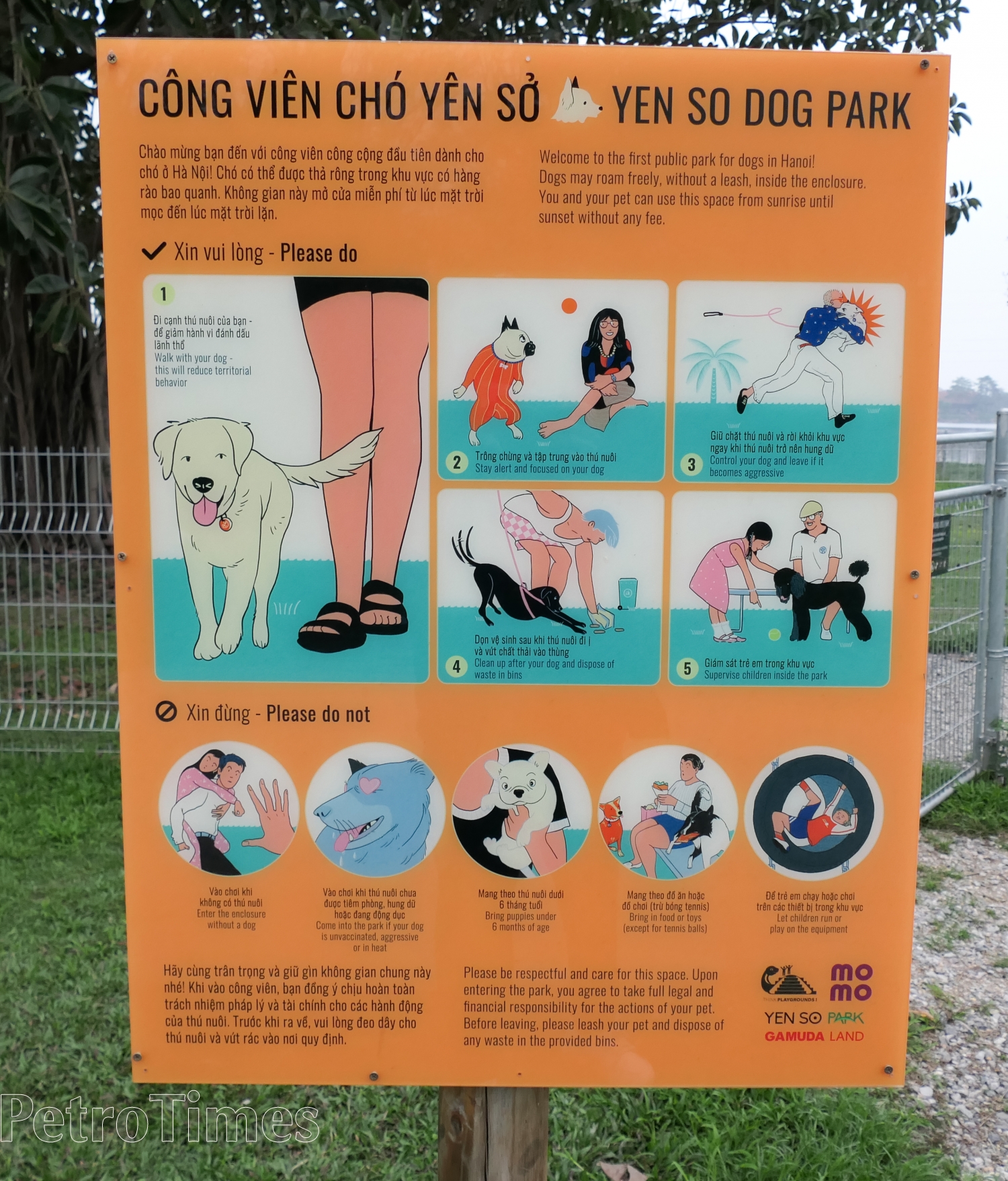 Công viên dành cho chó đầu tiên tại Hà Nội