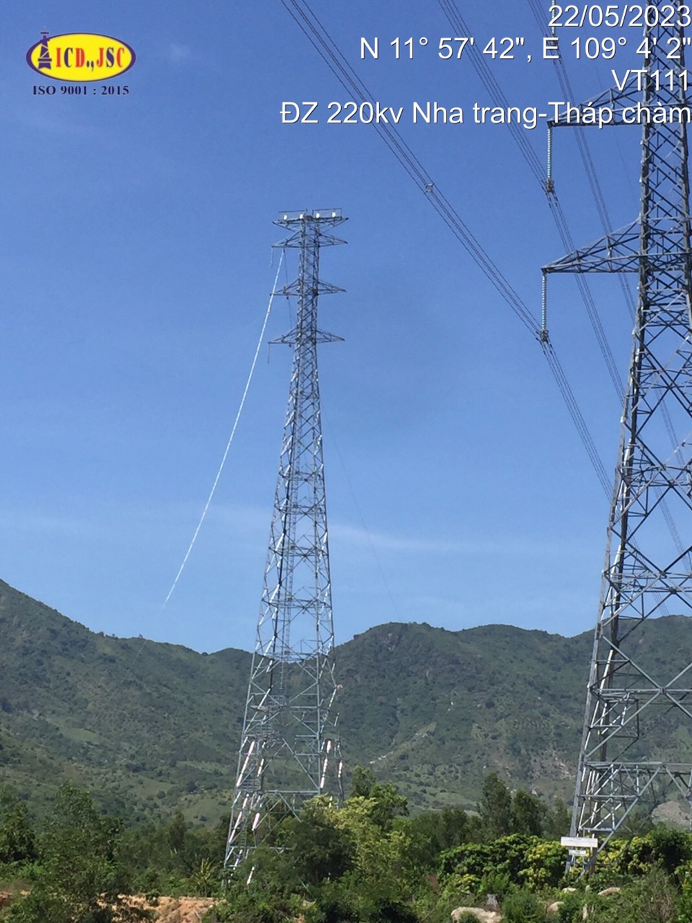 Chặng đường nước rút dự án đường dây 220kV Nha Trang - Tháp Chàm