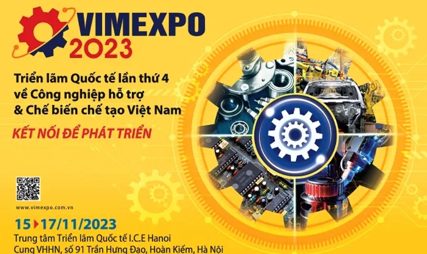 VIMEXPO 2023: Cơ hội kết nối phát triển thị trường công nghiệp hỗ trợ và chế biến chế tạo Việt Nam