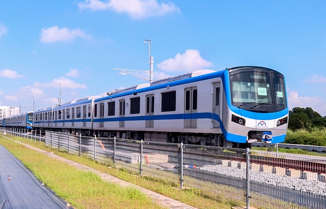 Tàu Metro số 1 chạy thử toàn tuyến vào ngày 29/8