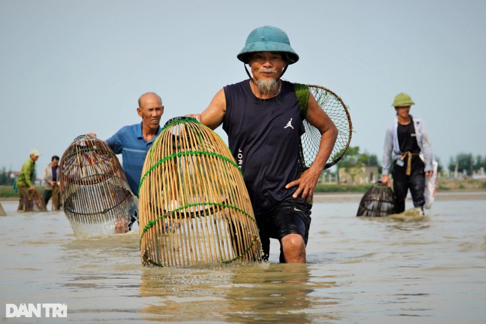 Dân phố lũ lượt mua vé thi nhau nơm cá, chủ hồ thu gần chục triệu đồng