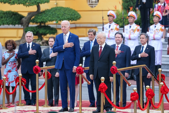 Lễ đón chính thức Tổng thống Hoa Kỳ Joe Biden