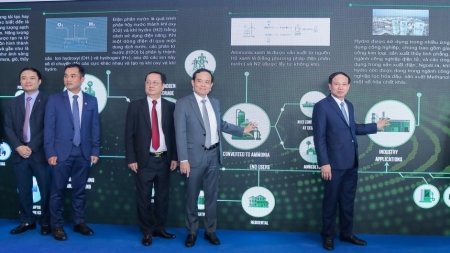 Phó Thủ tướng Trần Lưu Quang khai trương gian triển lãm chuỗi giá trị hydro xanh của Petrovietnam tại Techconnect and Innovation Viet Nam 2023