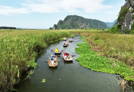 Tác phẩm dự thi "Petrovietnam trong tôi": Bộ ảnh "Teambuilding liên Ban đáng nhớ tại Ninh Bình", tác giả Lê Minh Hiếu (PV GAS)