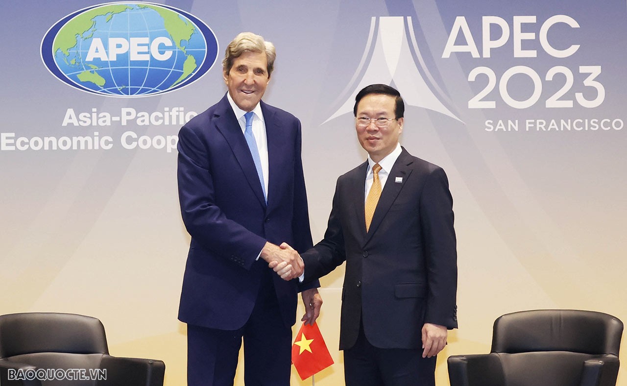 APEC 2023: Việt Nam-Hoa Kỳ thúc đẩy hợp tác ứng phó với biến đổi khí hậu và chuyển đổi năng lượng