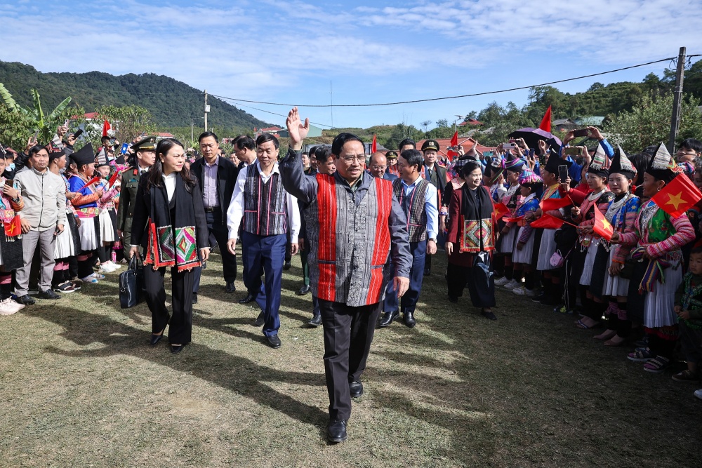 Thủ tướng Phạm Minh Chính dự Ngày hội Đại đoàn kết toàn dân tộc tại Lai Châu