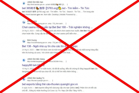Nhiều trang web của cơ quan nhà nước bị chèn quảng cáo độc hại