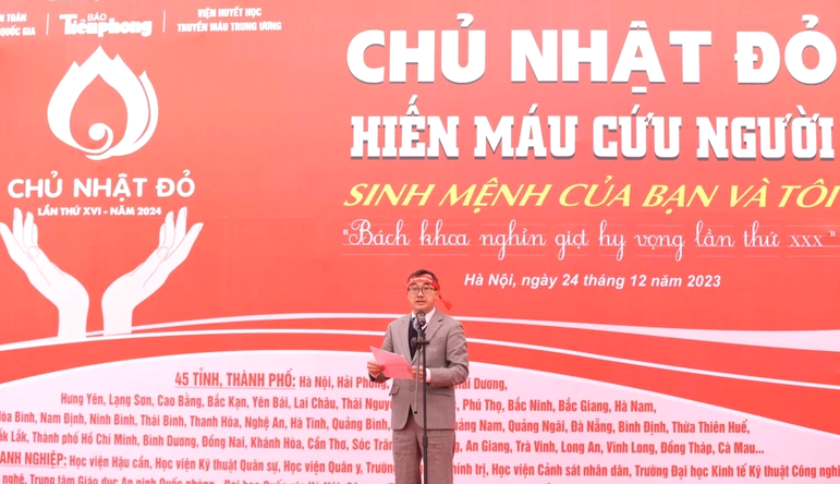 Chủ nhật Đỏ 2024: “Hiến máu cứu người - Sinh mệnh của bạn và tôi”