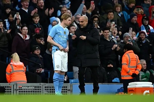 Pep Guardiola vô cùng hạnh phúc khi có sự trở lại của Kevin De Bruyne