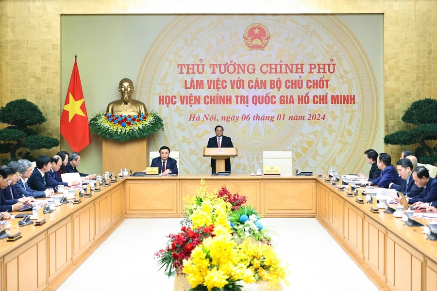 Thủ tướng đề ra 6 nhiệm vụ cho Học viện Chính trị Quốc gia Hồ Chí Minh