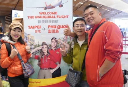 Rộn ràng đón xuân cùng đường bay mới Phú Quốc - Đài Bắc của Vietjet
