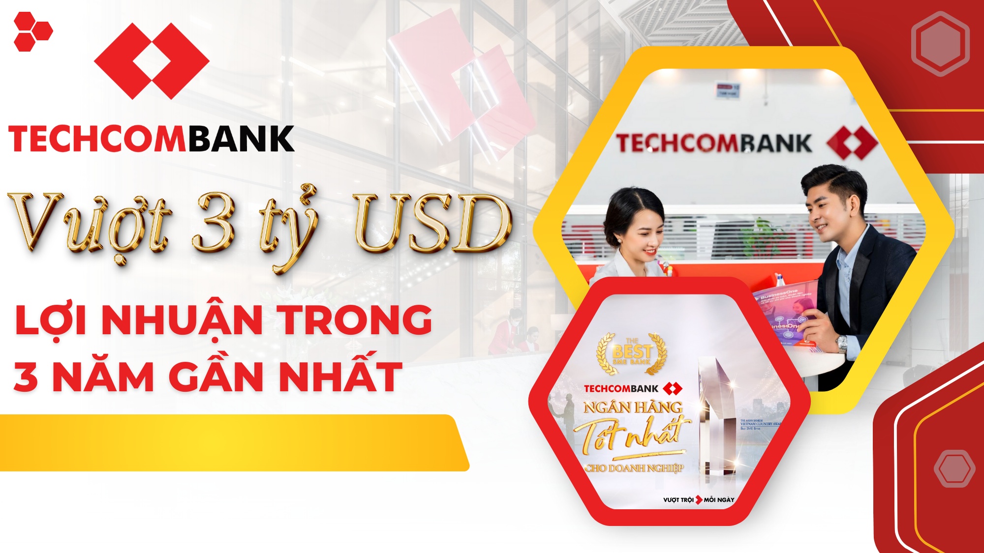 [P-magazine] Techcombank vượt 3 tỷ USD lợi nhuận trong 3 năm gần nhất