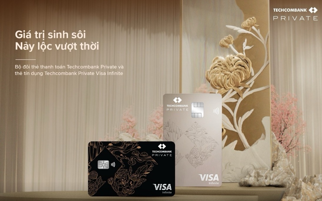 Ra mắt bộ đôi thẻ thanh toán quốc tế Techcombank Private và thẻ tín dụng Techcombank Private Visa Infinite