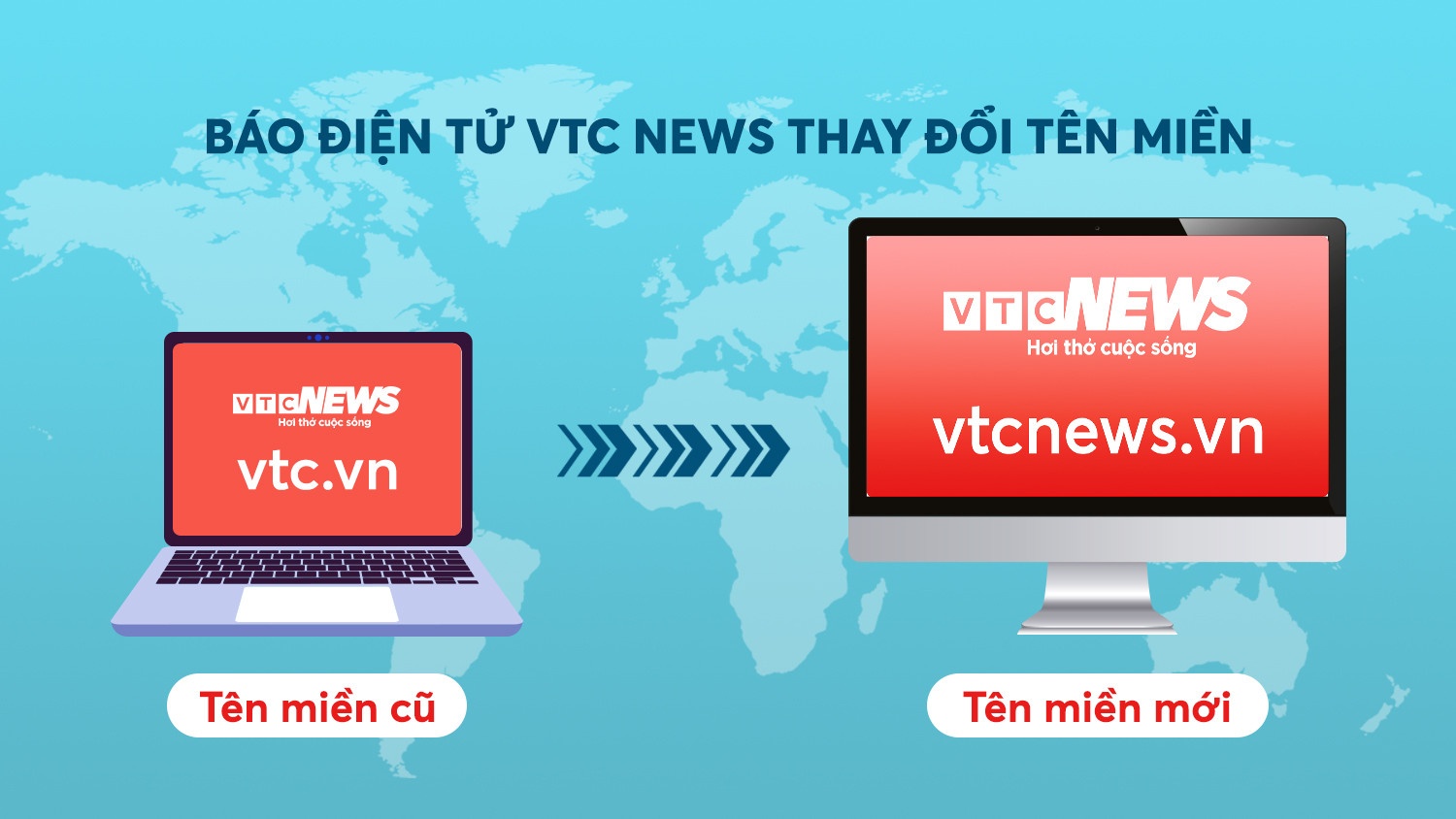 Báo điện tử VTC News đổi tên miền từ ngày 25/2/2024