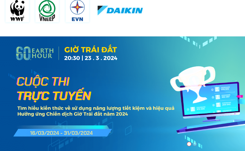 Phát động cuộc thi trực tuyến “Tìm hiểu kiến thức về Chiến dịch Giờ Trái đất năm 2024”