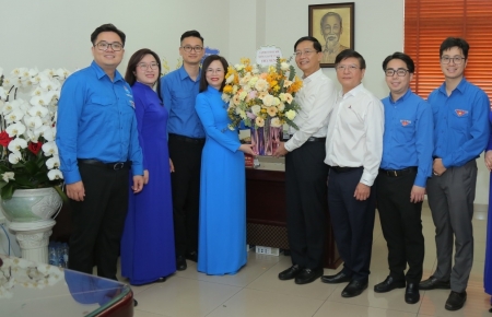 Đảng ủy, Đoàn Thanh niên Tập đoàn chúc mừng Đoàn Khối DNTW, Thành đoàn Hà Nội