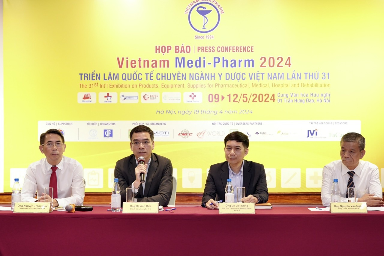 VIETNAM MEDI–PHARM 2024 có tới 350 doanh nghiệp tham dự