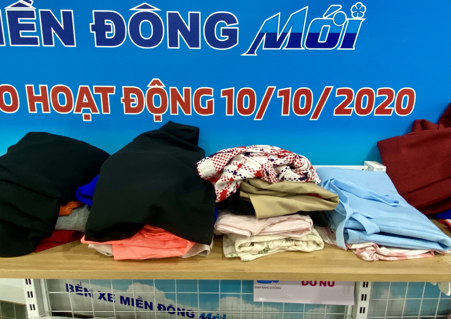 Có một “Gian hàng 0 đồng” ở Bến xe Miền Đông