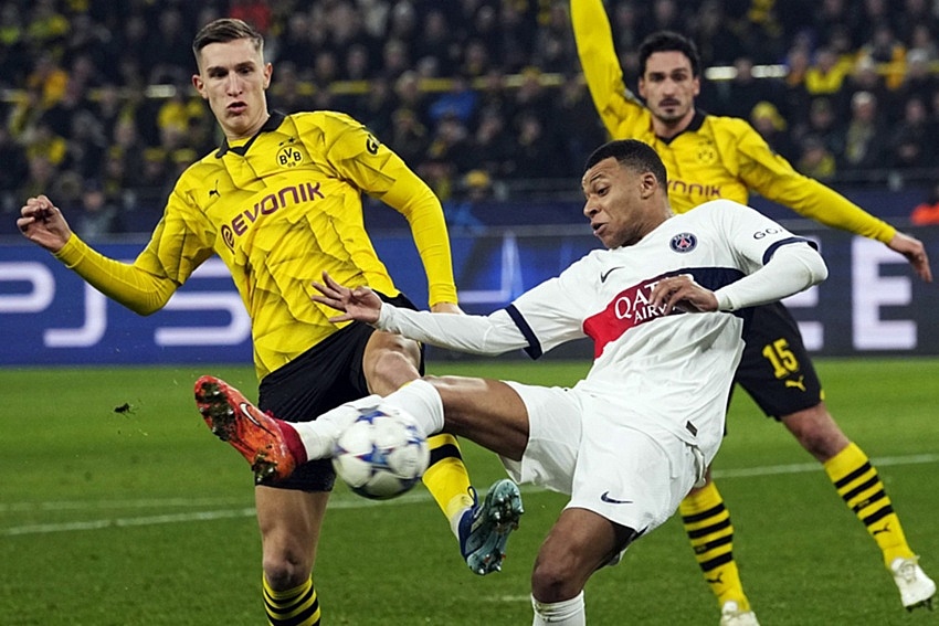 Dortmund chiến thắng PSG tại bán kết lượt đi Champions League