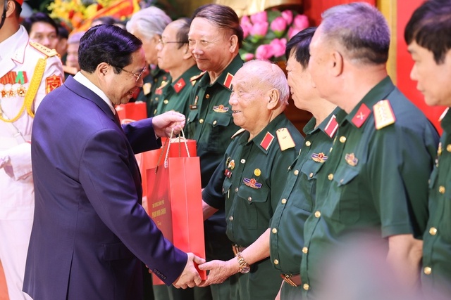 Thủ tướng Phạm Minh Chính thăm, làm việc với Binh đoàn 12-Tổng Công ty Xây dựng Trường Sơn