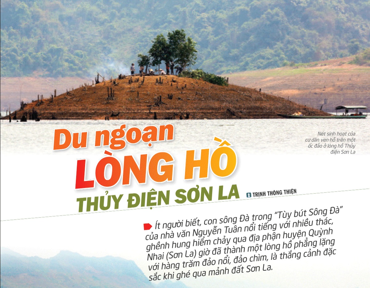 Du ngoạn lòng hồ Thủy điện Sơn La