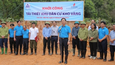 Petrovietnam khởi công tái thiết khu dân cư thôn Kho Vàng