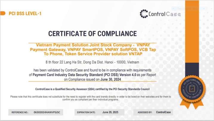 VNPAY - PCI DSS v4