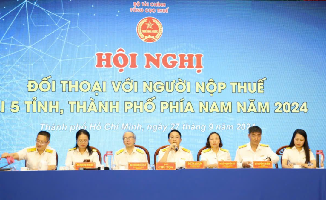 Tổng cục Thuế đối thoại với doanh nghiệp, người nộp thuế 5 tỉnh phía Nam