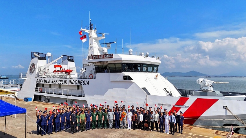 Tàu Cảnh sát biển Indonesia thăm Bà Rịa - Vũng Tàu