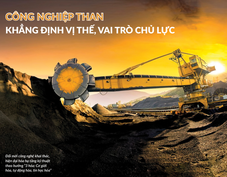 Công nghiệp than khẳng định vị thế, vai trò chủ lực