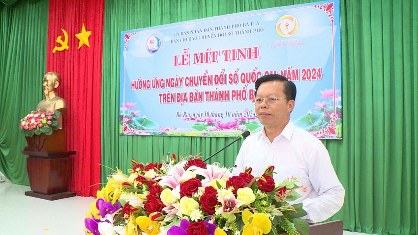 Thành phố Bà Rịa: Mít tinh hưởng ứng ngày chuyển đổi số quốc gia