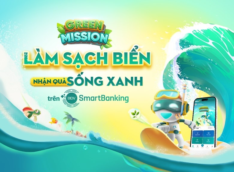 Làm sạch biển, nhận qùa "Sống Xanh"