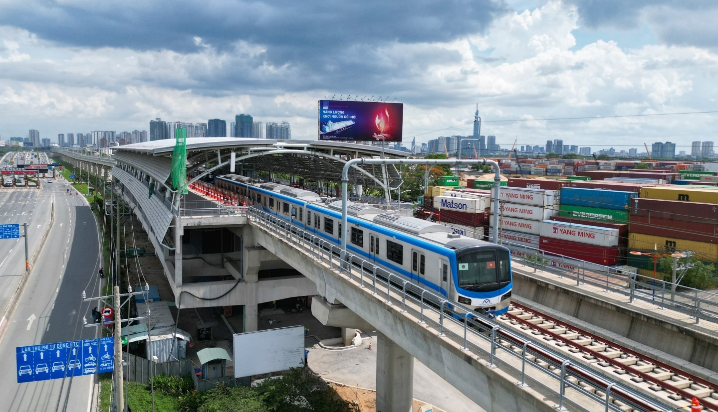 [Chùm ảnh] Toàn cảnh tuyến Metro số 1 Bến Thành - Suối Tiên