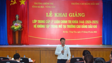 Khai giảng lớp Trung cấp Lý luận chính trị khóa 144A (2024-2025), hệ không tập trung