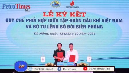 [PetroTimesTV] Bộ Tư lệnh Bộ đội Biên phòng và Petrovietnam tăng cường phối hợp đảm bảo an ninh, an toàn hoạt động dầu khí, bảo vệ chủ quyền