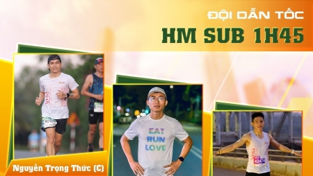 Đội ngũ người dẫn tốc tại giải Marathon - Cà Mau 2024 Cúp Petrovietnam