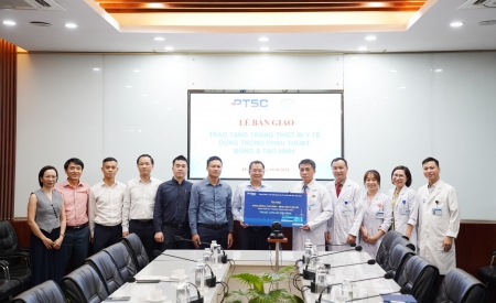 PTSC trao tặng trang thiết bị y tế cho Bệnh viện Chợ Rẫy