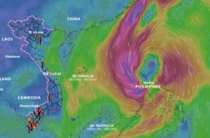 Dự báo 2 kịch bản của bão Trami khi đi vào vùng biển nước ta