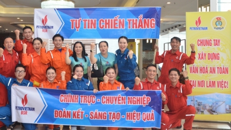 Chùm ảnh: Sôi nổi Hội thi An toàn vệ sinh viên giỏi ngành Dầu khí 2024