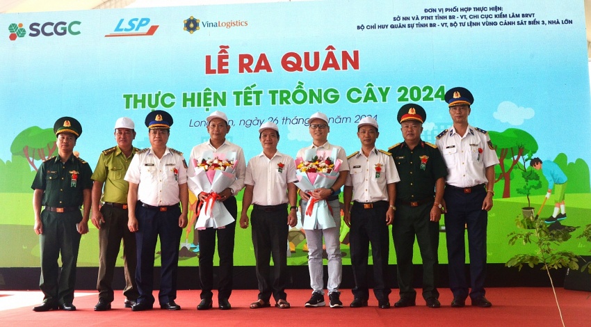 Bà Rịa-Vũng Tàu: Lễ ra quân thực hiện “Tết trồng cây 2024” tại xã đảo Long Sơn