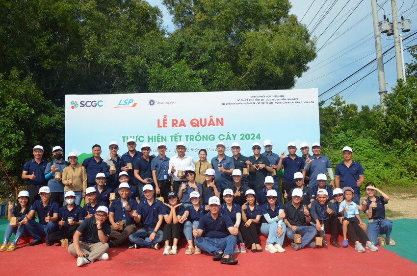 Bà Rịa-Vũng Tàu: Lễ ra quân thực hiện “Tết trồng cây 2024” tại xã đảo Long Sơn