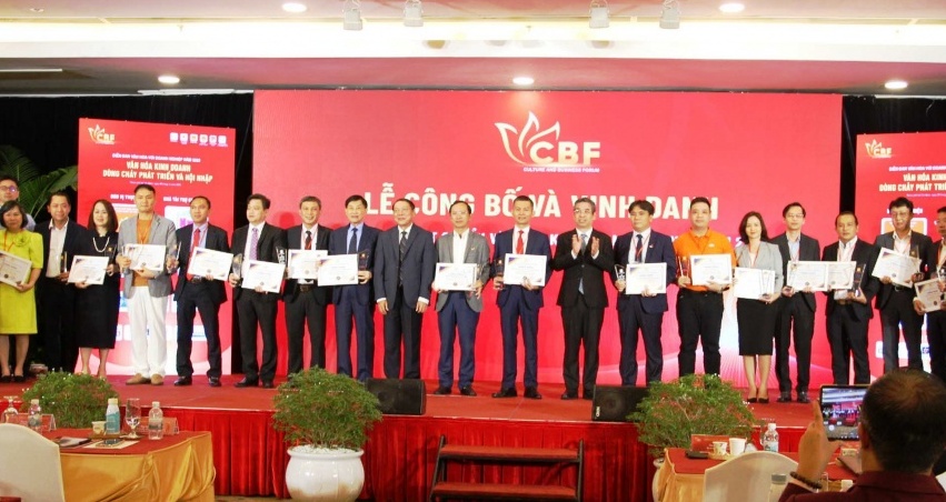 Tôn vinh Doanh nghiệp đạt chuẩn Văn hóa kinh doanh năm 2024