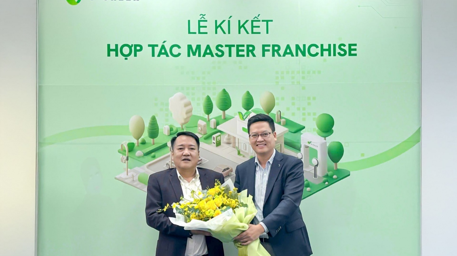 Vasia hợp tác đầu tư trạm sạc nhượng quyền V-GREEN tại Bắc Ninh