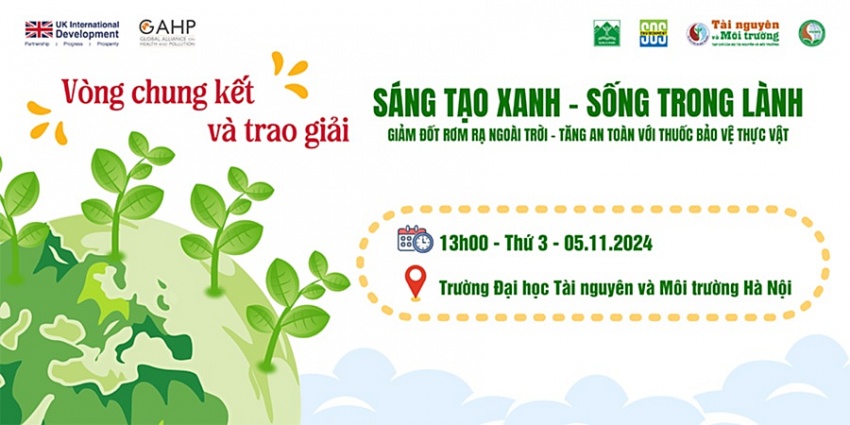 Cuộc thi “Sáng tạo xanh - Sống trong lành”: Khơi dậy sáng kiến trẻ về bảo vệ môi trường