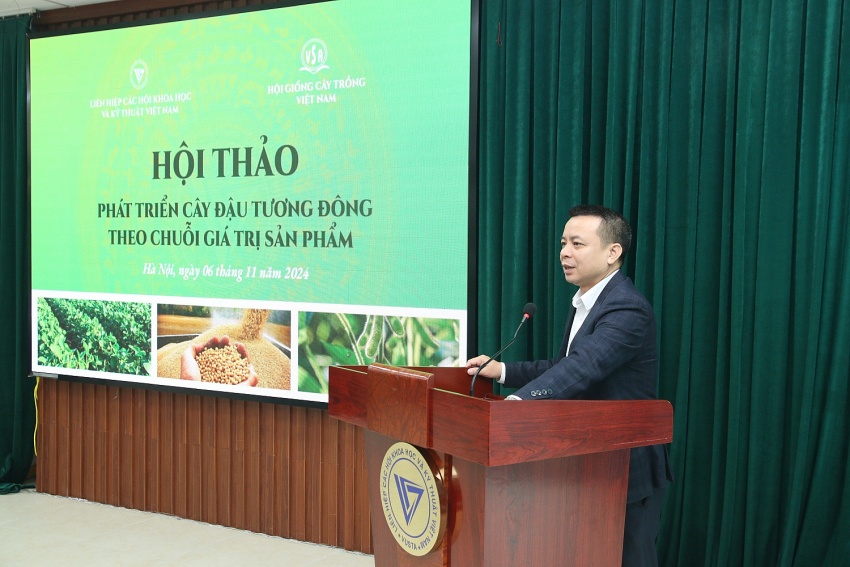 Ông Lê Thanh Tùng phát biểu khai mạc hội thảo