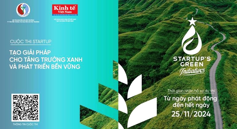 Cuộc thi Startup - Tạo giải pháp cho tăng trưởng xanh và phát triển bền vững