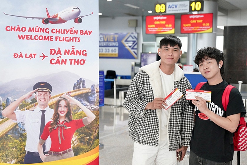 Vietjet mở lại loạt đường bay kết nối Đà Lạt - Cần Thơ, Đà Lạt - Đà Nẵng và Đà  Nẵng - Phú Quốc