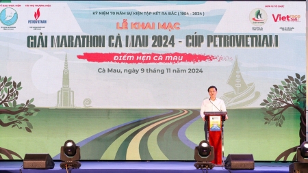 [PetroTimesTV] Khai mạc giải Marathon Cà Mau 2024 - Cup Petrovietnam